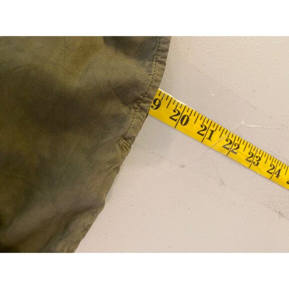 Cloth & Stone Strapless Olive Green Tencel Jumpsuit w/ Belt & Pockets Small - Picture 12 of 13